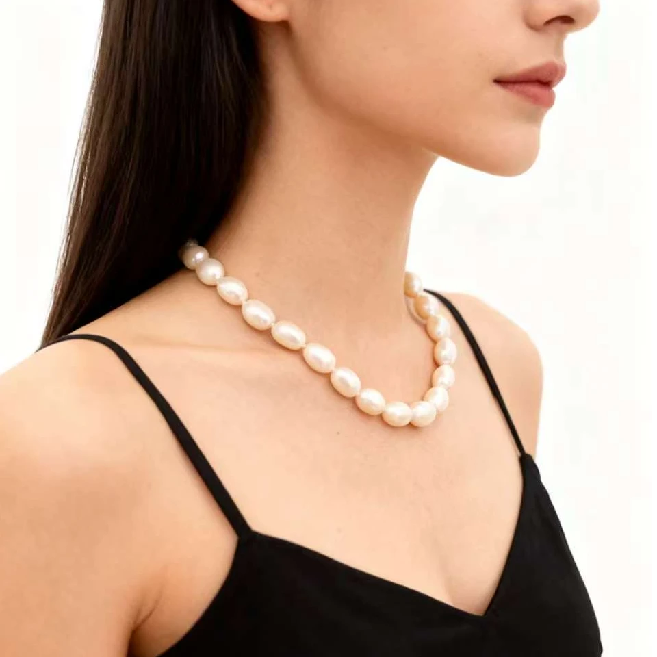 天然淡水无核珍珠项链 【XL-109】