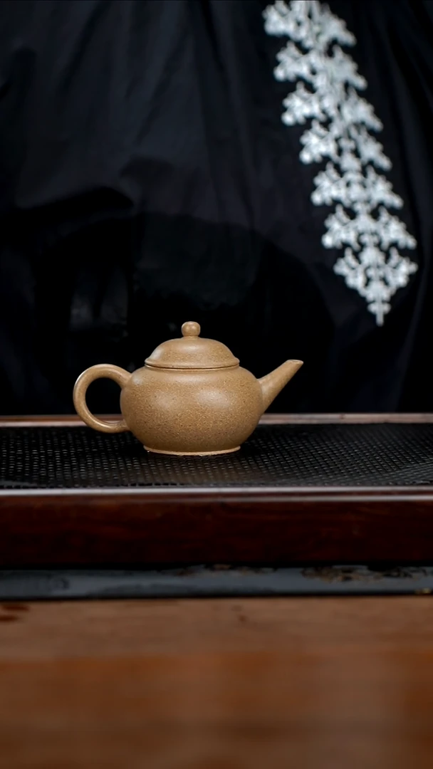 茶壶紫砂130cc黄龙山原矿段泥水平4