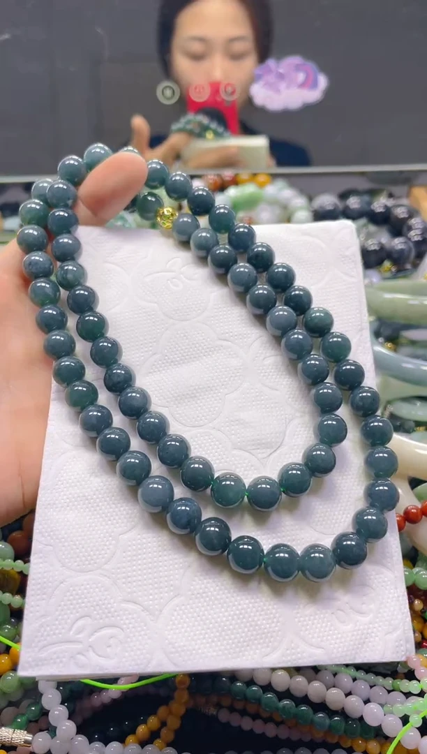 颈饰未镶嵌翡翠10MM