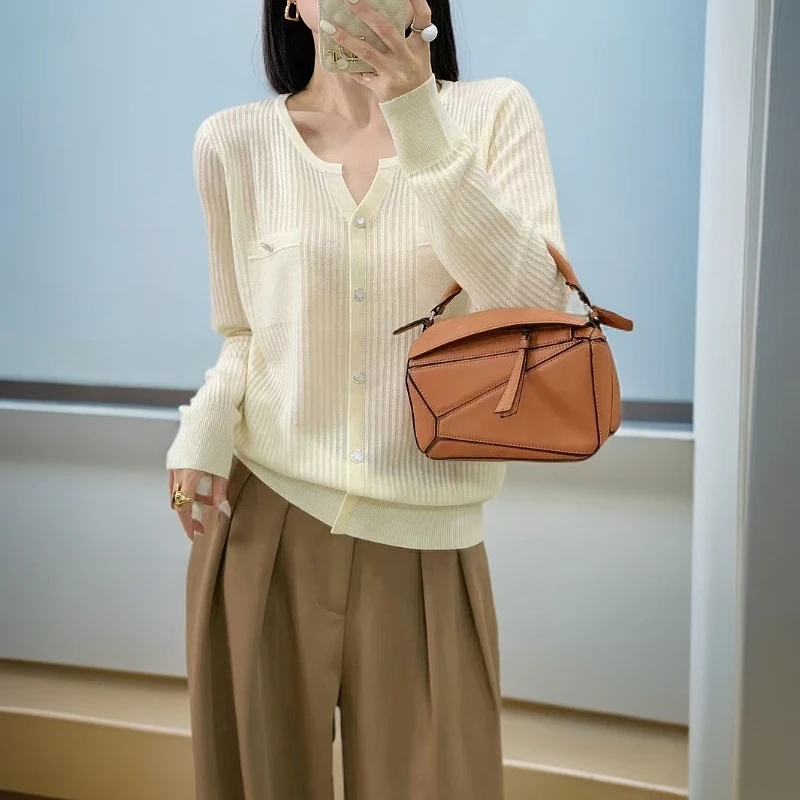 【芊荨精选】2024秋冬时尚百搭气质针织衫S172#