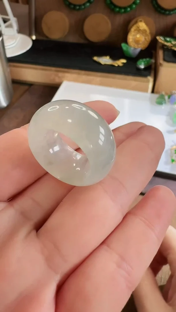 翡翠戒指未镶嵌戒指18-19