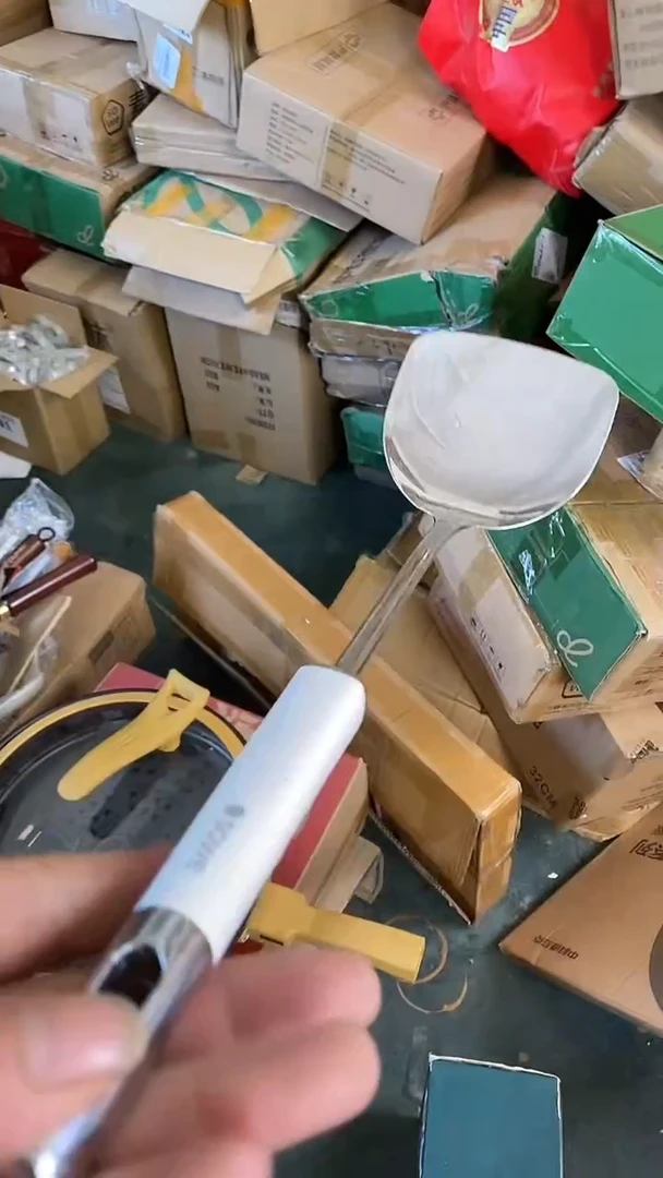 食品级塑料1素味不锈钢铲子一把  白