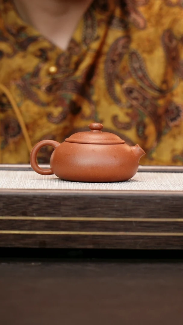 茶壶紫砂原矿紫泥 憨瓢