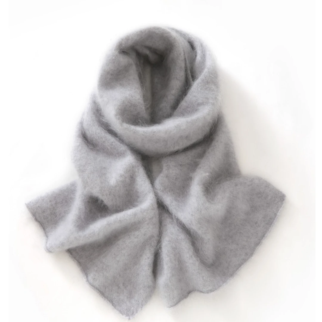 【软到裹住整个冬天！】100% 山羊绒拉绒围巾 8709