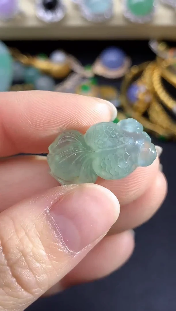 颈饰未镶嵌翡翠27-雪姐翡翠天天见