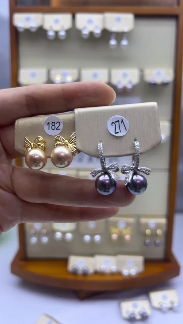 未镶嵌耳饰淡水珍珠271+182