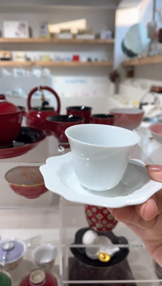 【闪购商品】茶杯加杯垫 啊哈哈哈哈