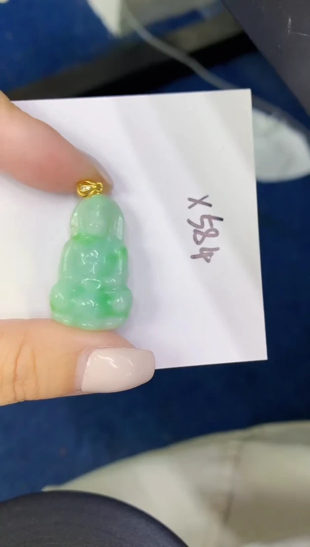 颈饰未镶嵌翡翠缅甸天然翡翠A货