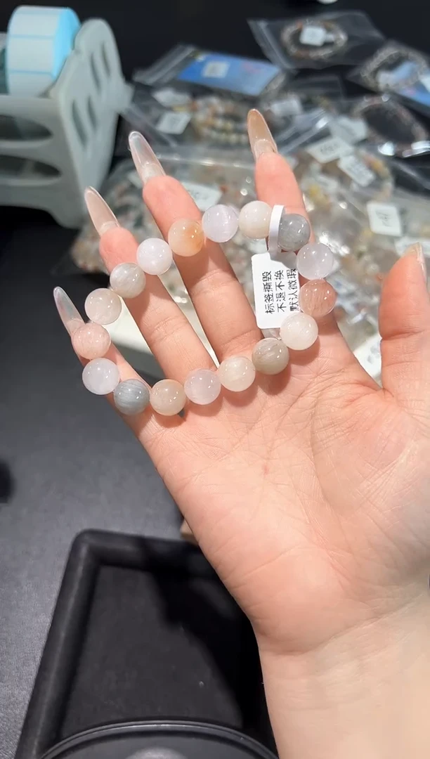 未镶嵌手串水晶64r多样性发其一【1条】默认微瑕12mm