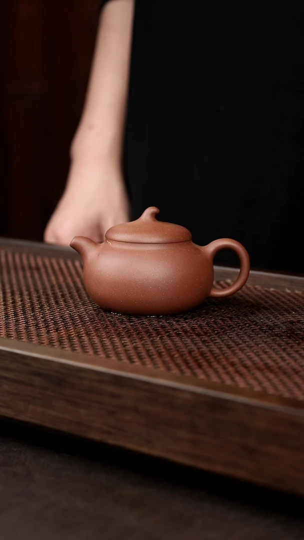 茶壶紫砂底槽清矮 茄段