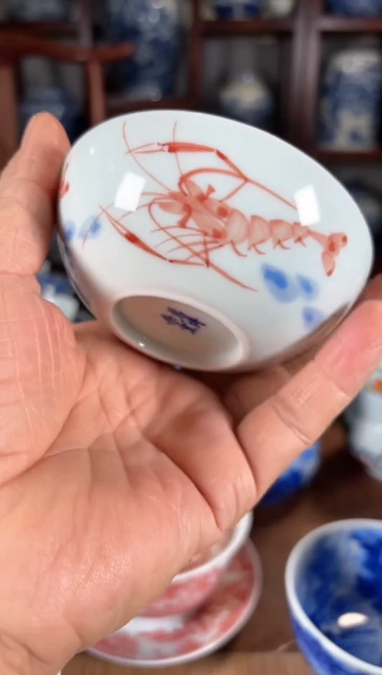 【闪购商品】杯瓷器杯子瓷器杯子四个