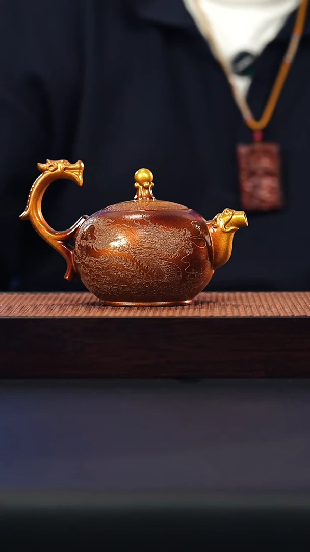 茶壶紫砂宜兴紫砂 提梁