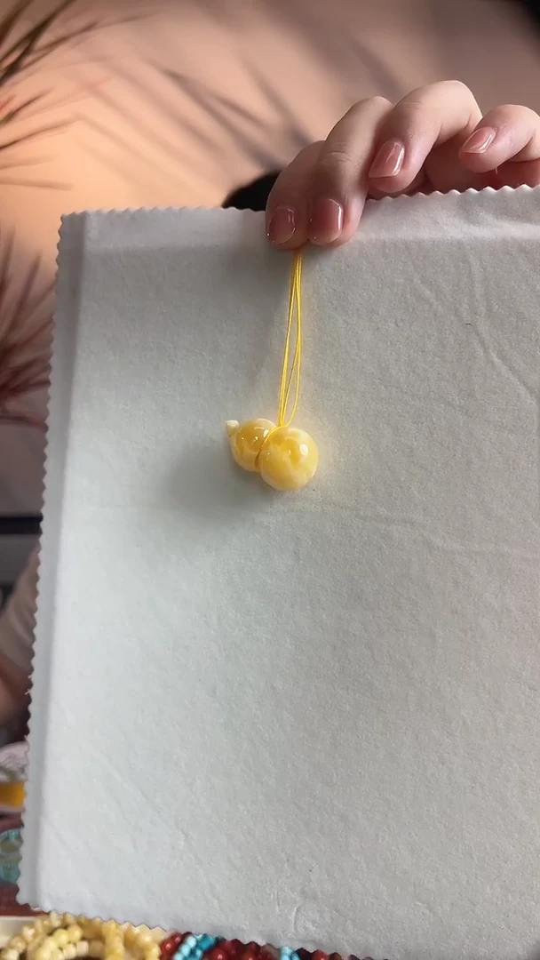 蜜蜡吊坠(不含链)未镶嵌蜜蜡妖花小葫芦