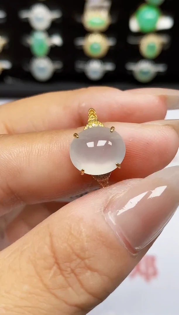 银S925镶嵌戒指翡翠1549
