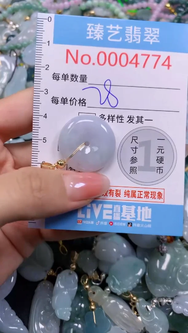 颈饰未镶嵌翡翠4774