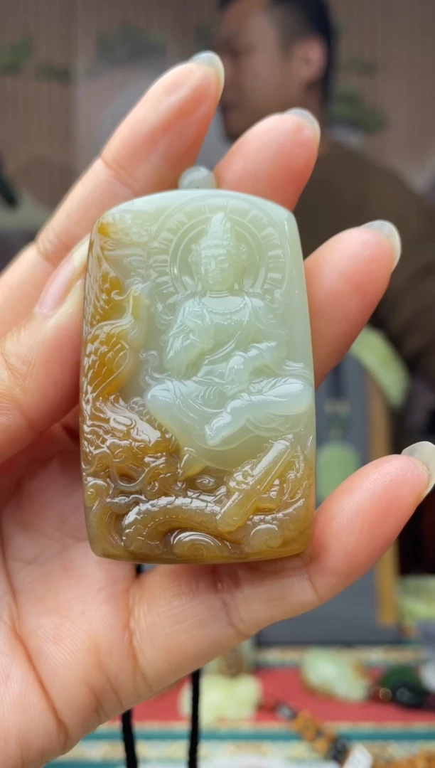 颈饰未镶嵌和田玉5***5拍一发一