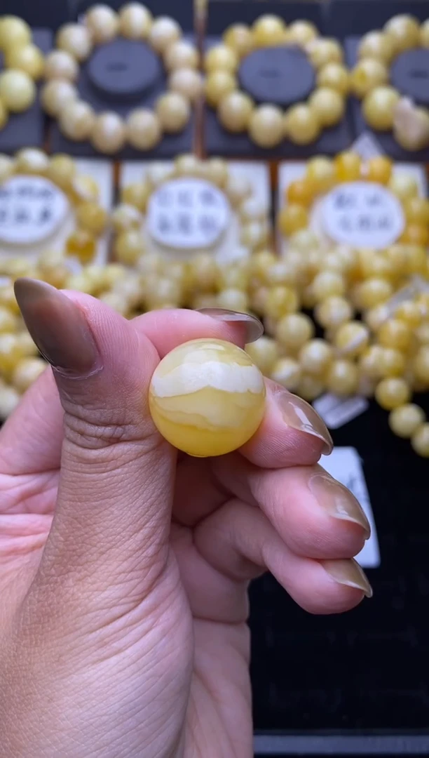 裸石琥珀未镶嵌大小姐珠宝148