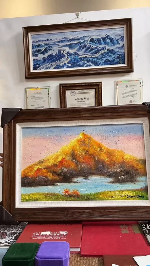 国画张敬油画作品22