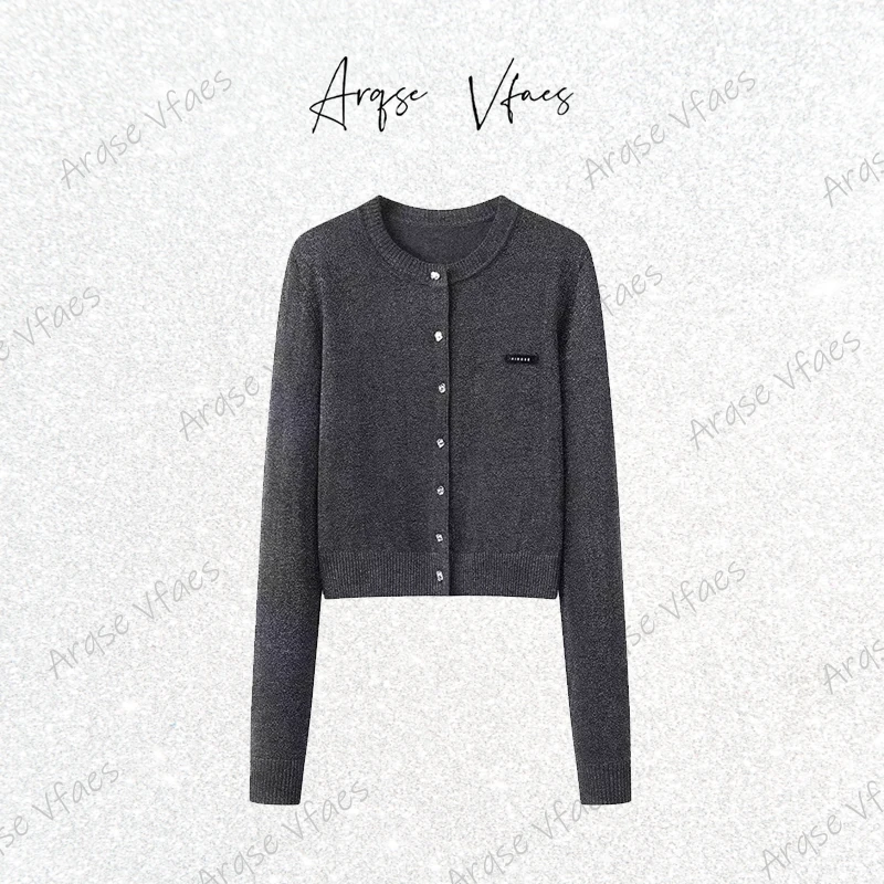 [ARQSEVFAES正品]—2025新款百搭时尚轻奢经典开衫50228133