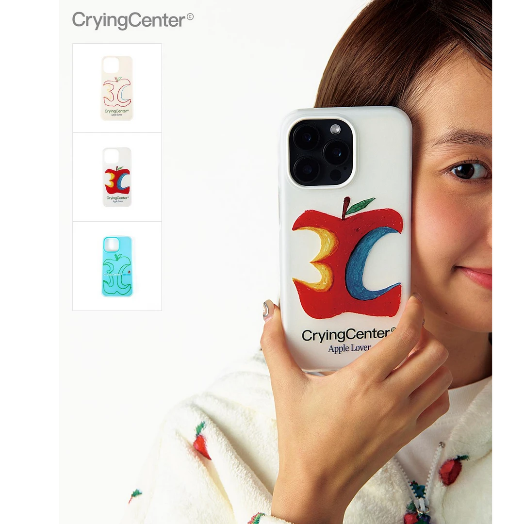 Crying center/哭喊中心手绘3C苹果哑光手机壳