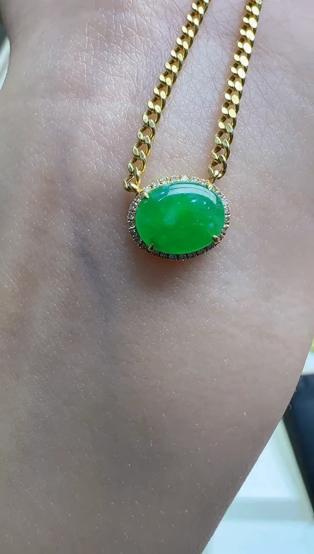 【闪购商品】翡翠吊坠(不含链)18K金镶嵌多样性团购发一件