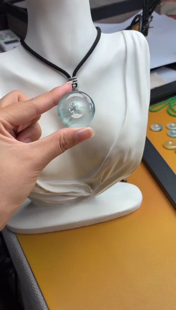 吊坠(不含链)未镶嵌翡翠12 平安扣 31 7.3