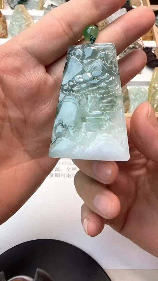 颈饰未镶嵌翡翠宁**远天然翡翠