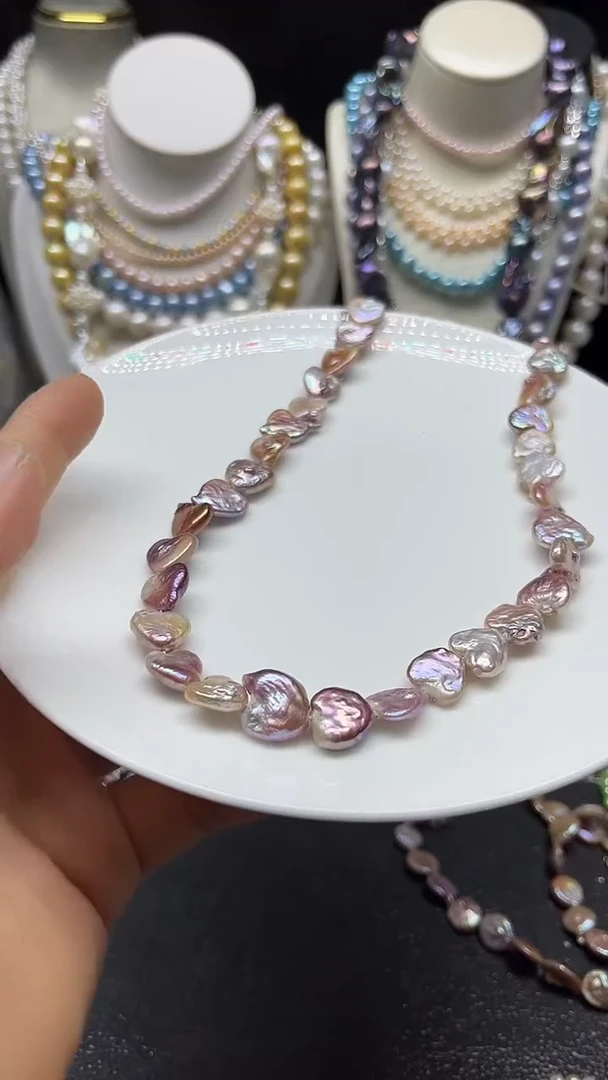 颈饰未镶嵌淡水珍珠多人