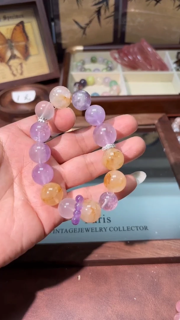 未镶嵌手串水晶一**檬1