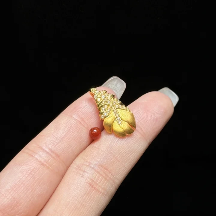 18k玛瑙吊坠 18k玛瑙吊坠