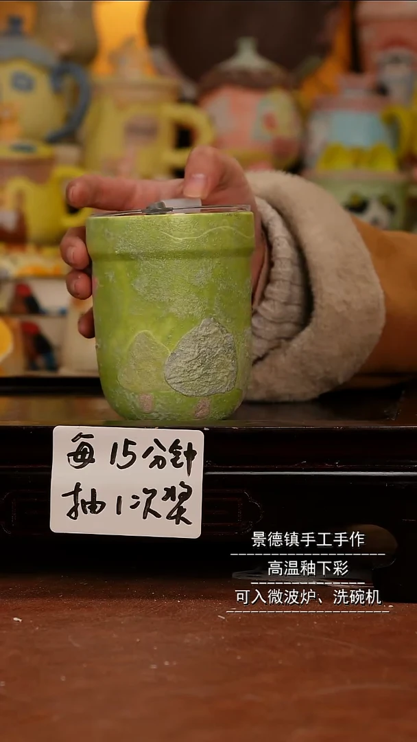 摆件陶景德镇一休瓷屋手作
