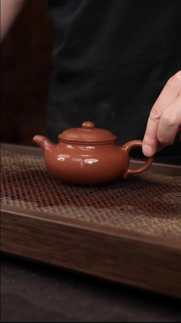 茶杯紫砂红降坡景州仿古