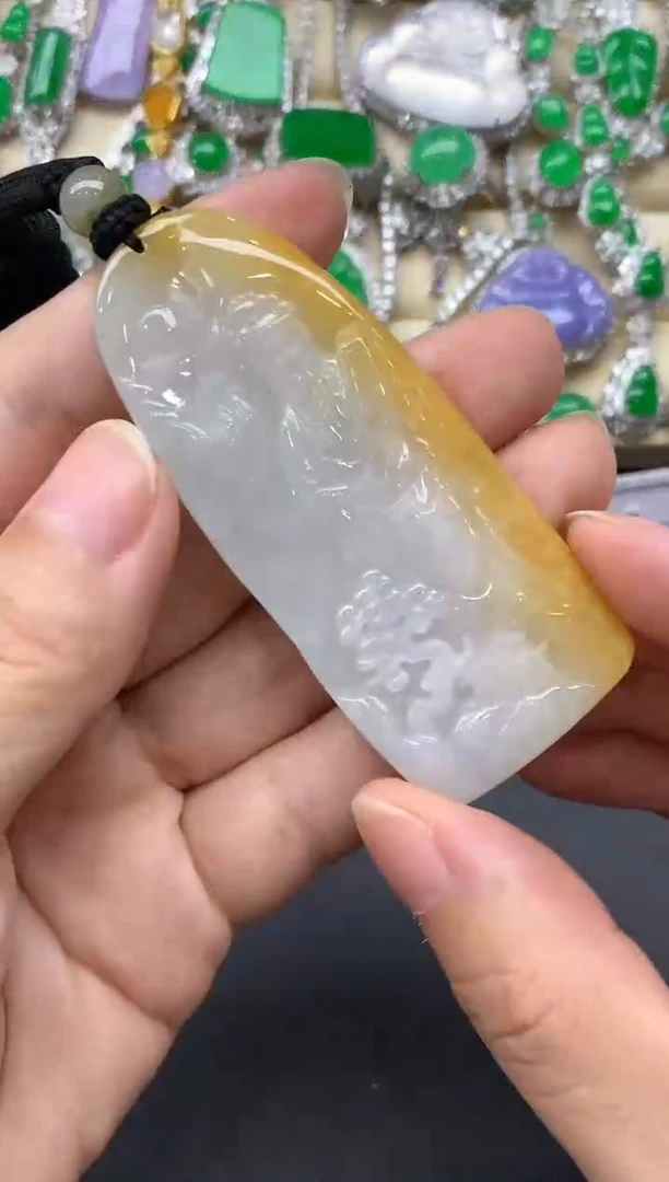 翡翠未镶嵌颈饰141-中国好珍宝