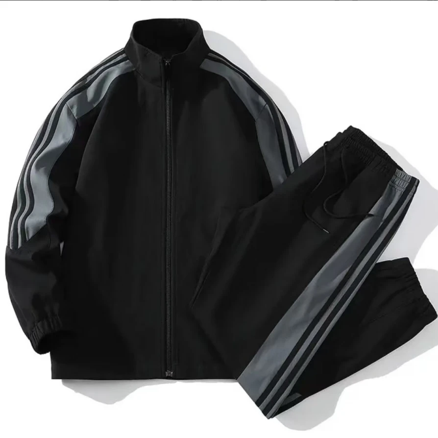 春秋春秋季常规款休闲时尚百搭休闲运动套装男束脚裤L0 69