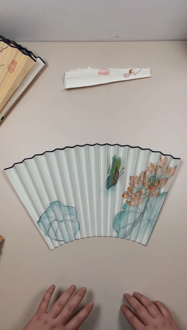 扇子18方20排口师韵扇面