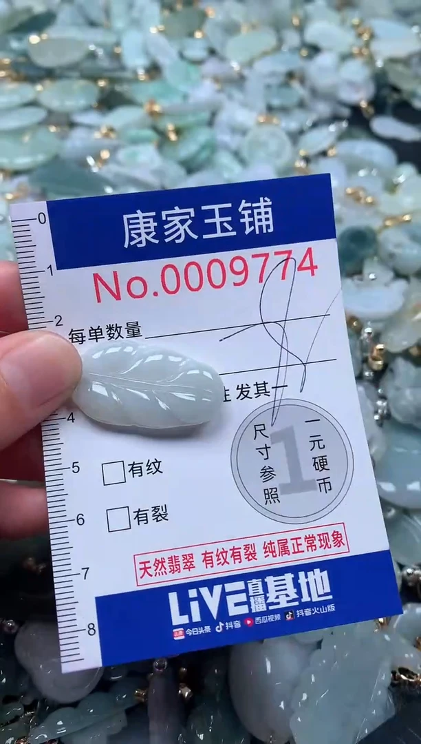 【闪购商品】翡翠吊坠(不含链)未镶嵌9774