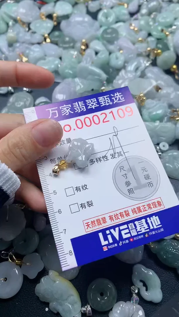 吊坠(不含链)未镶嵌翡翠2109