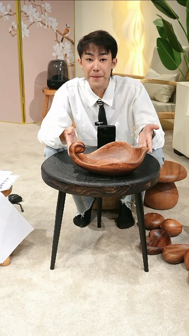 木好运来果盘尺寸：长33宽20高13cm