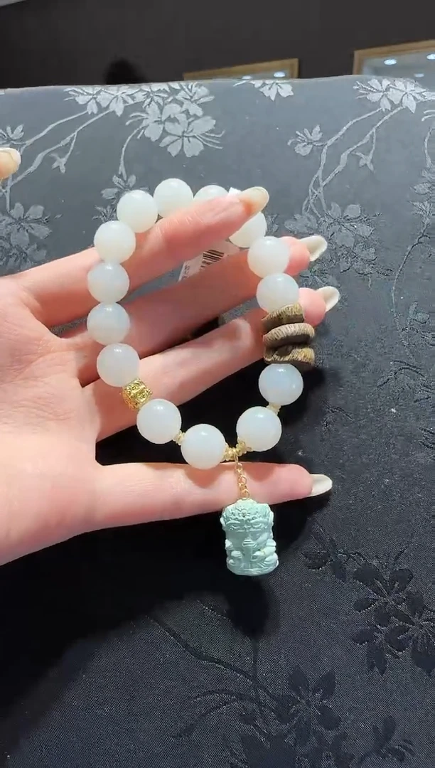 【闪购商品】和田玉手串未镶嵌和田玉手串设计款