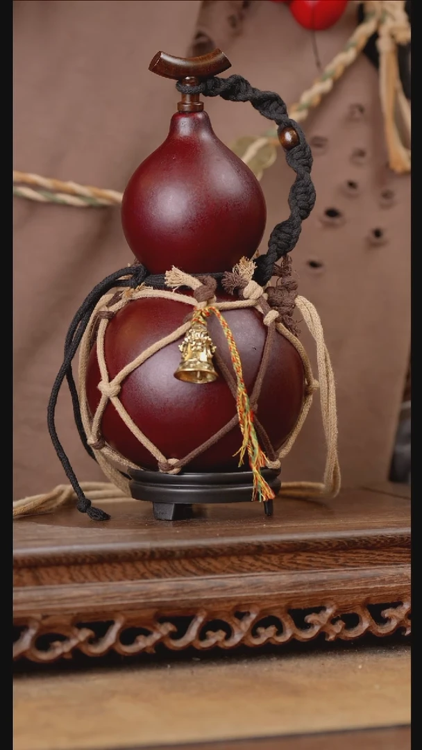 218号精品天然大漆酒葫芦一物一拍~