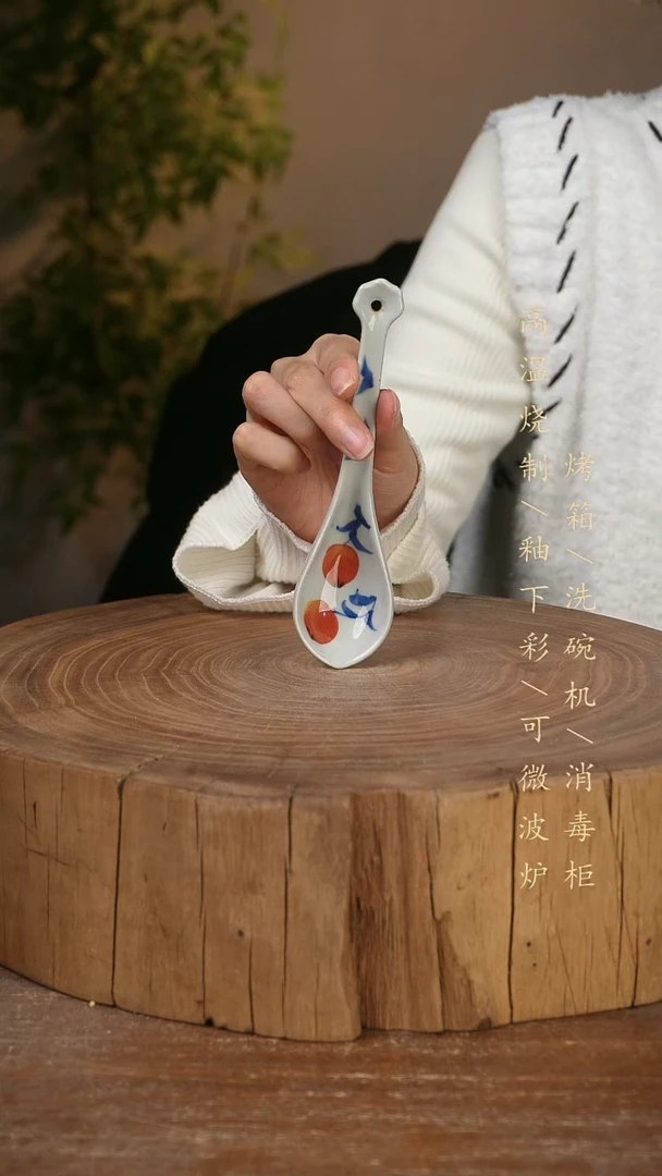 碗瓷景德镇手工手绘高温瓷釉下彩