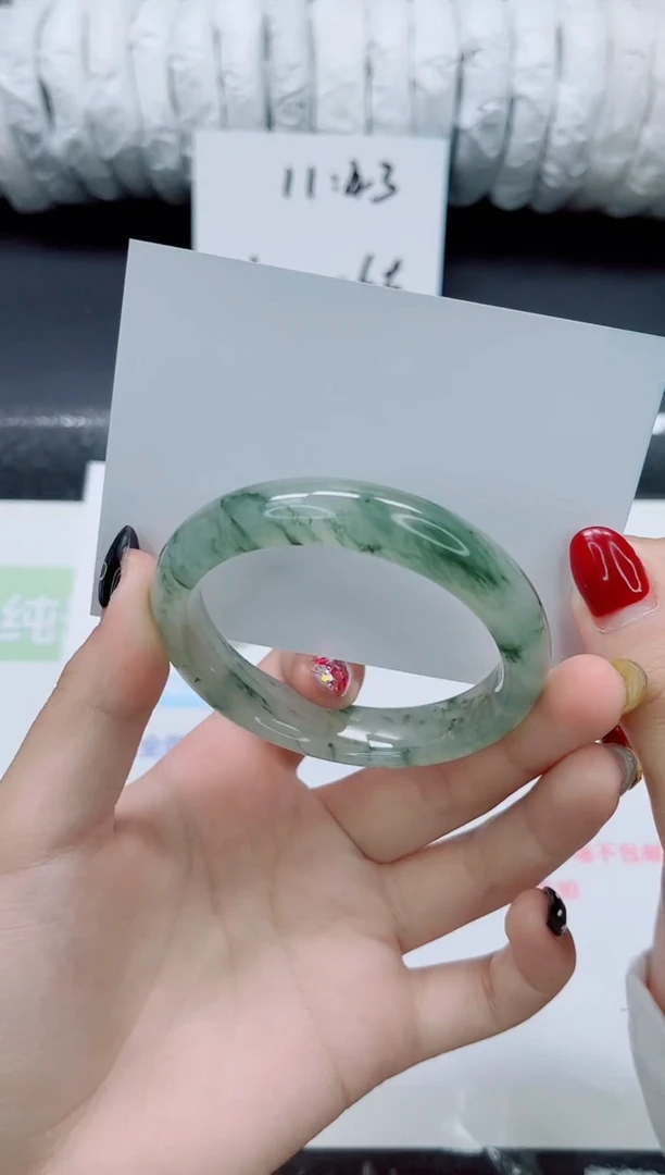 未镶嵌手镯石英质玉0265-54