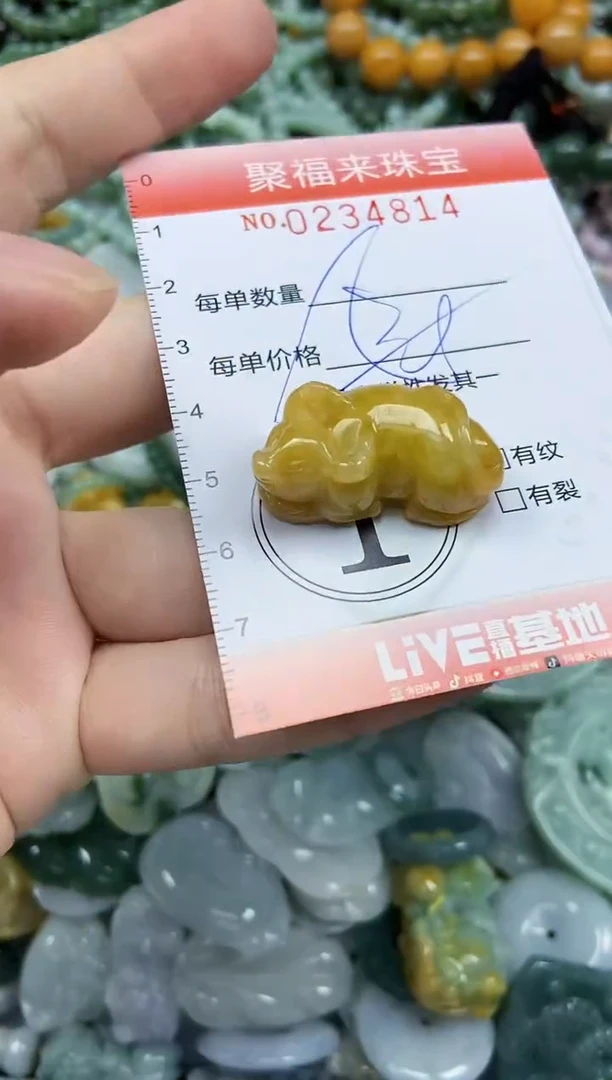 未镶嵌挂件翡翠闪购0234814