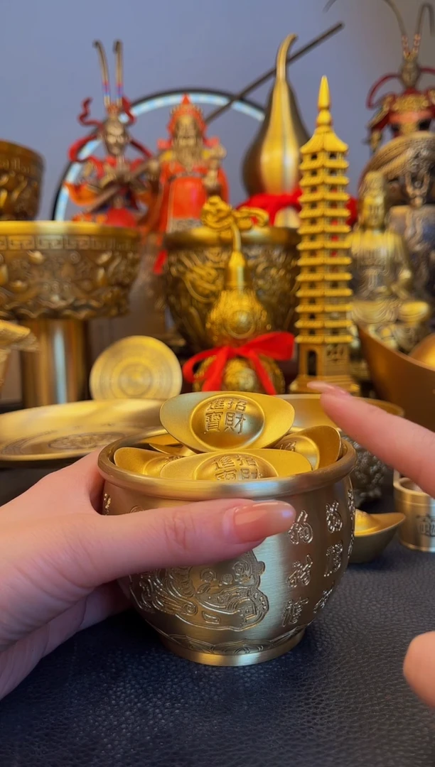 【闪购商品】黄铜沙金小元宝1200颗