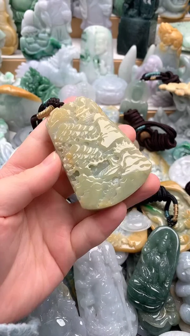吊坠(不含链)未镶嵌翡翠1