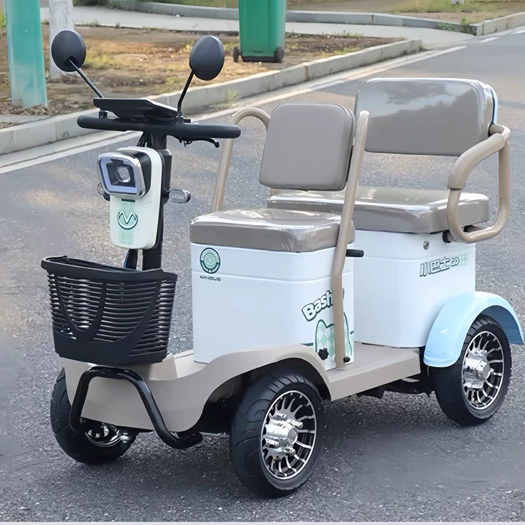 小巴士电动四轮车Q2残疾人代步车适合家庭接送孩子老年人买菜车