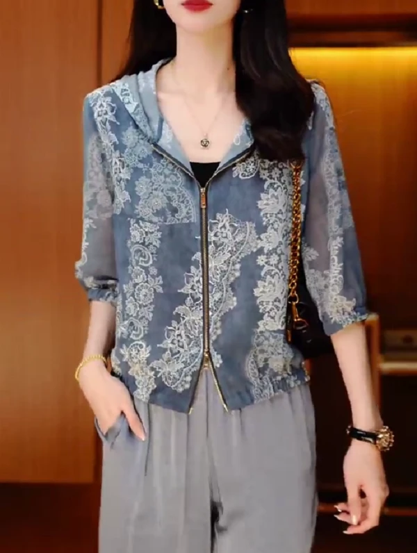 蕾丝魅影-新款2025时尚舒适百搭减龄优雅轻奢气质套装