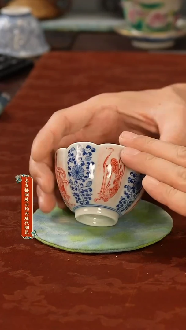 陶瓷景德镇手工手绘卡哇伊美器