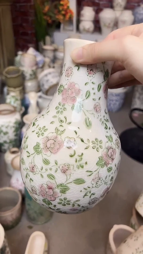 【闪购商品】陶瓷陶瓷陶瓷花盆高11.5CM内口11.5C