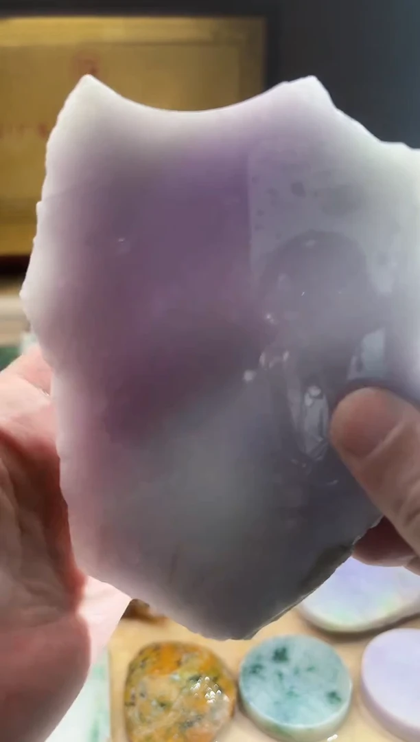 翡翠挂件未镶嵌A货张麦A533